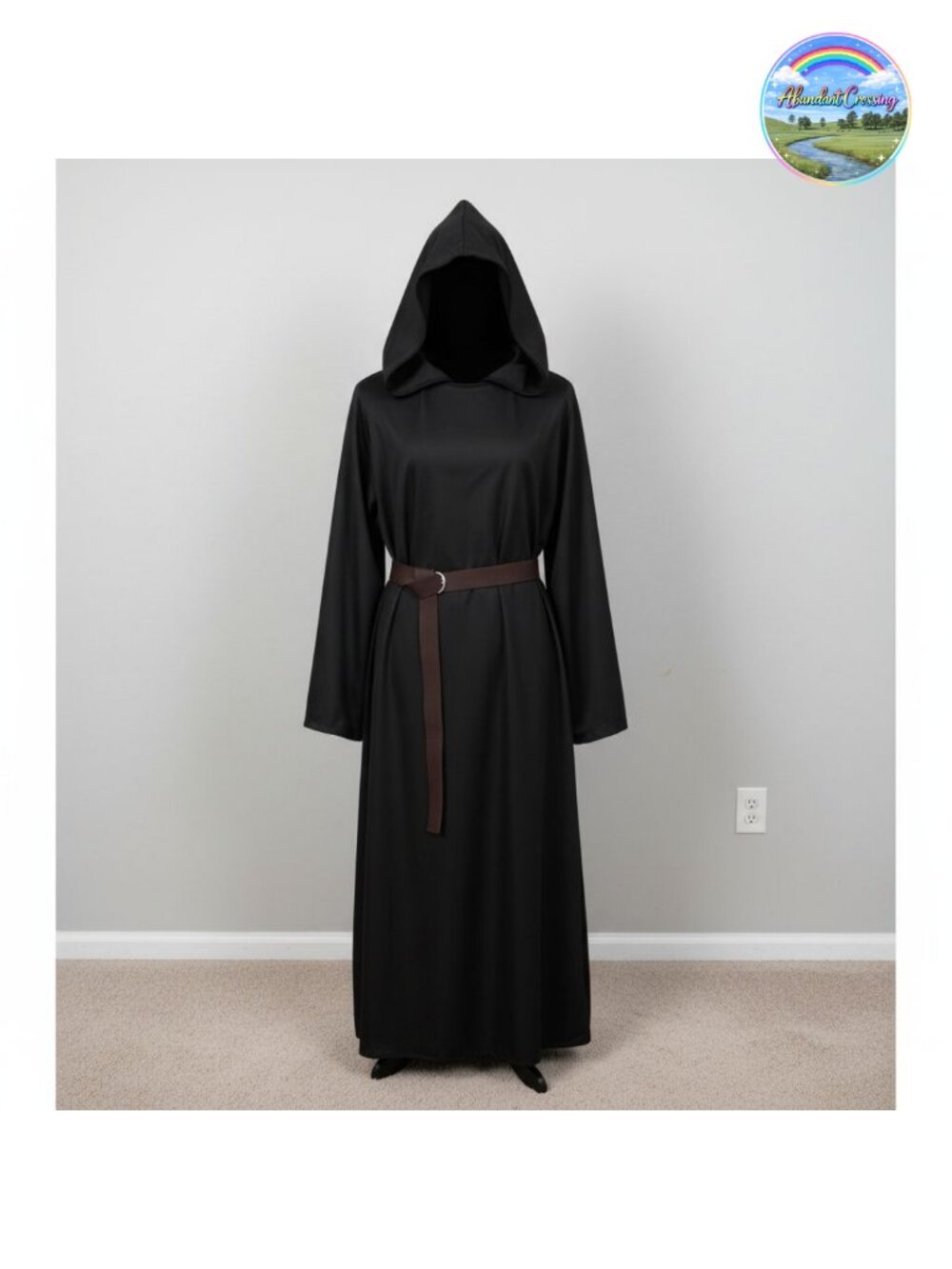 Mavikim Medieval Tunic Cloak Friar Cosplay Costume Cotton Linen